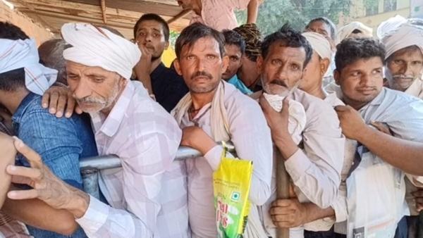 खाद नहीं मिलने से फसल हो जाएगी खराब
