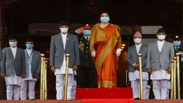 नेपाल की राष्ट्रपति बिद्या देवी भंडारी