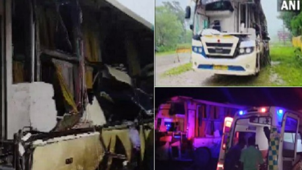 कोरबा जिले में मेट्रो बस ट्रेलर से टकराई, 7 की मौत कई घायल कोरबा जिले में मेट्रो बस ट्रेलर से टकराई, 7 की मौत कई घायल
