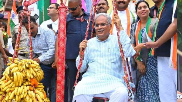 सीएम को व्यंजनों से तौला गया 