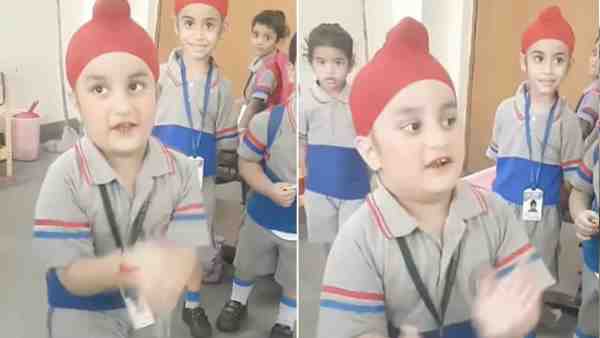 छोटे सरदार जी ने क्लास रूम के अंदर किया धांसू डांस