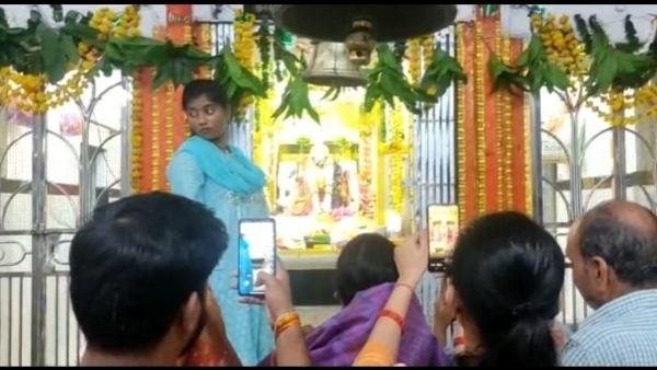 महाकाली प्रतिमा के दूरबीन से दर्शन करते थे सिंधिया शासक