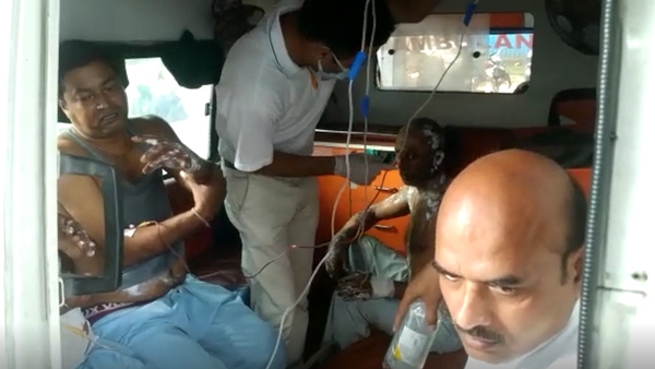 450 किग्रा बमों का बैच तैयार करने के दौरान हादसा 