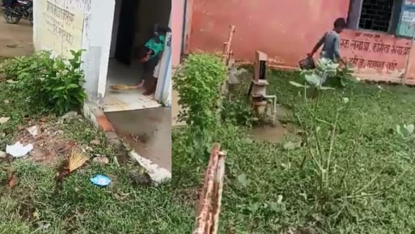 छात्रों से ही कराते हैं टॉयलेट की सफाई