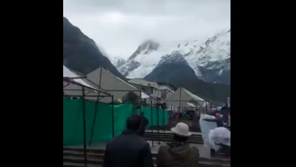 भयानक हिमस्खलन का वीडियो Viral