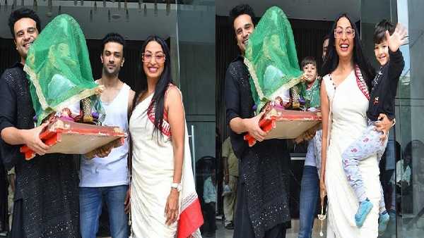 कृष्णा अभिषेक ने की गणपति पूजा