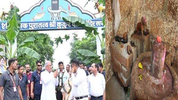 सीएम ने कुकुरदेव मंदिर में की पूजा अर्चना