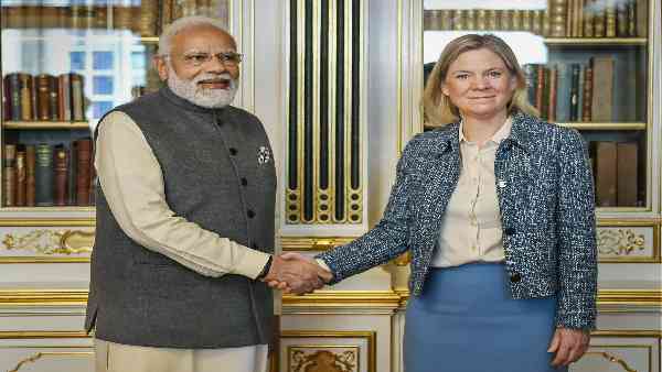 स्वीडन की प्रधानमंत्री मैग्डेलेना एंडरसन
