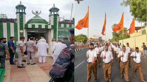 संघ प्रमुख ने गुरुवार को किया था मदरसे का दौरा