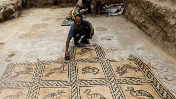 5वीं से 7वीं शताब्दी के बीच का है मोजेक