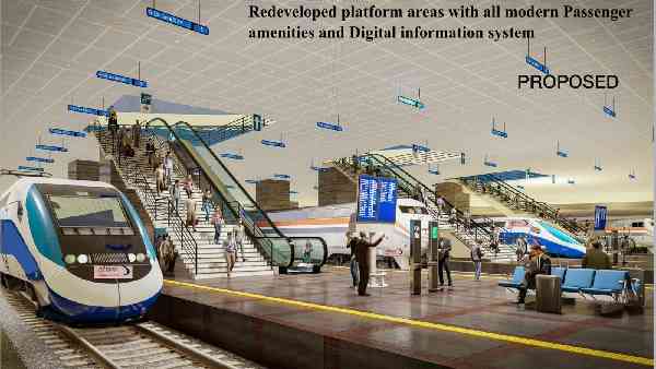 दो स्काईवॉक से जुड़ा रहेगा स्टेशन परिसर