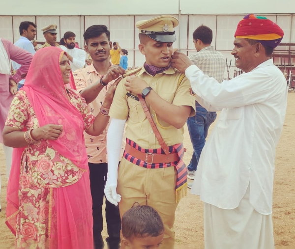  राजस्‍थान पुलिस एसआई पासिंग आउट परेड