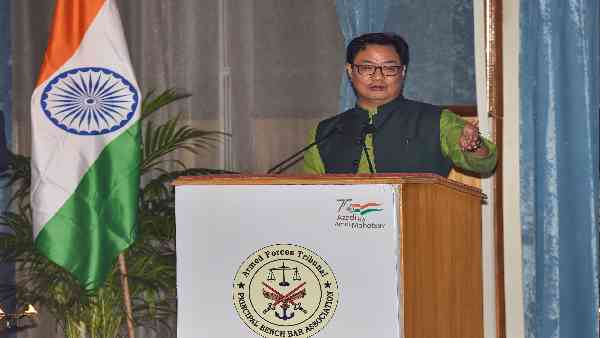 Union Law Minister Kiren Rijiju took a sharp dig at Congress leader Rahul Gandhis different statements on poverty figures