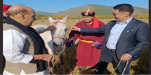 रक्षामंत्री ने घोड़े का नाम रखा तेजस