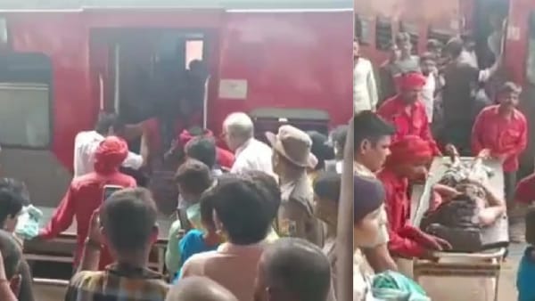 चलती ट्रेन में गूंजी किलकारी चलती ट्रेन में गूंजी किलकारी