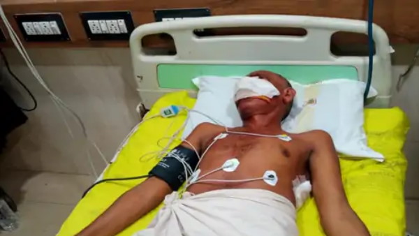 करमा राम चौधरी सोमवार रात को अपने खेत पर सो रहा था