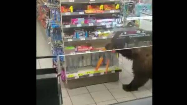 सुपरमार्केट में दबंगई !