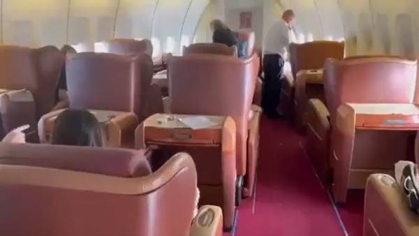 ऐसे विमान में आए चीते