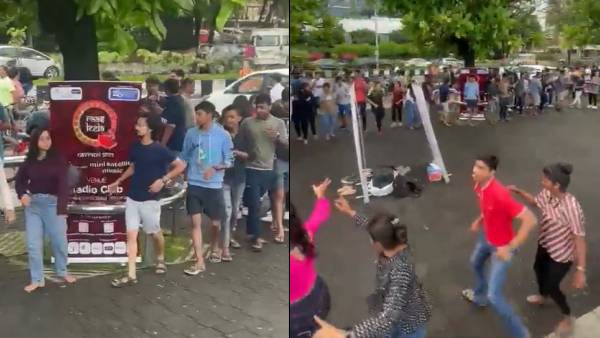 मरीन ड्राइव पर गरबा, सड़कों पर कब्जा ?