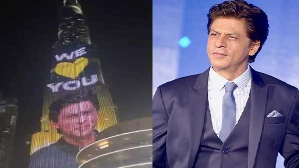 बुर्ज खलीफा पर नजर आए शाहरुख खान