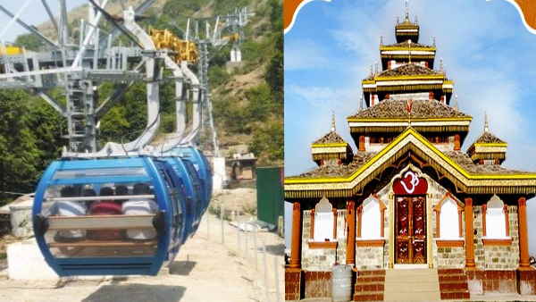 मां सुरकंडा देवी मंदिर में अब श्रद्धालु रोपवे का आनंद ले सकते हैं