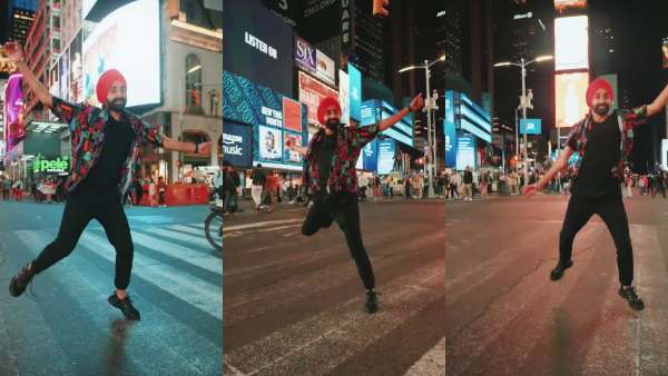 टाइम्स स्क्वायर पर भांगड़ा
