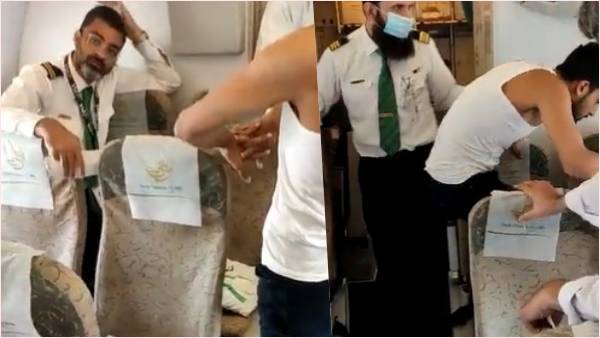 यात्री ने प्लेन में मचाया कोहराम यात्री ने प्लेन में मचाया कोहराम