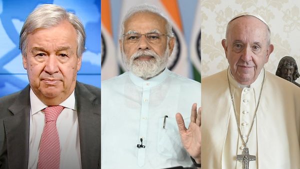 'नरेंद्र मोदी, पोप फ्रांसिस और एंटोनिया गुटेरेस को किया जाए शामिल' 'नरेंद्र मोदी, पोप फ्रांसिस और एंटोनिया गुटेरेस को किया जाए शामिल'