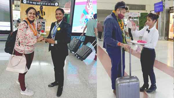 विश्व पर्यटन दिवस पर यात्रियों का किया गया स्वागत विश्व पर्यटन दिवस पर यात्रियों का किया गया स्वागत