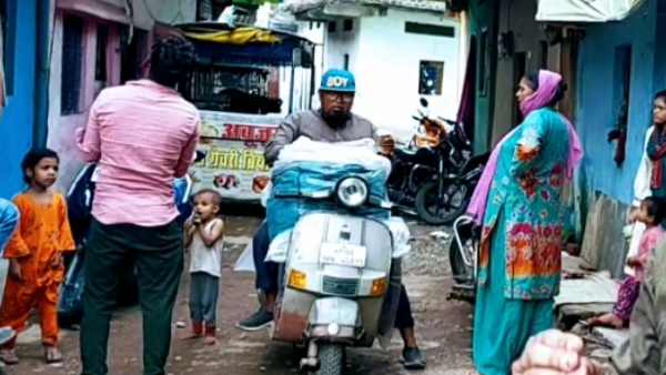 कर्बला इलाके के गली से वायरल हुआ वीडियो