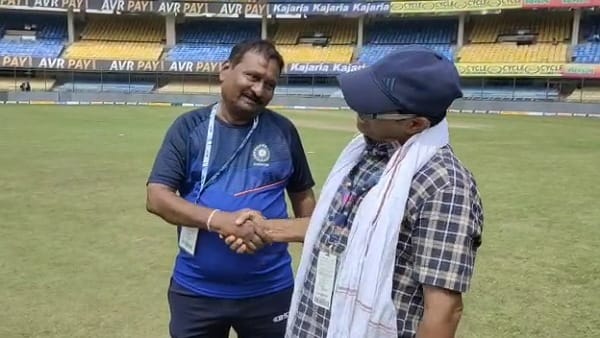 सचिन ने जाना पिच क्यूरेटर का हाल 
