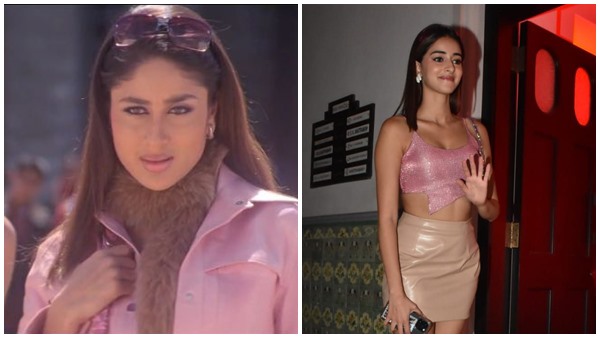 अनन्या पांडे ने किया करीना कपूर का पू लुक कॉपी