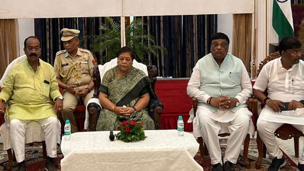 आरक्षण के मुद्दे पर भाजपा का राजभवन मार्च 