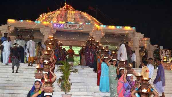 मंदिर के ऊपर बने कुंड में होगा, ज्योति कलश का विसर्जन