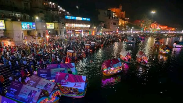 Chitrakoot Diwali Mandakini River Chitrakoot Diwali Mandakini River