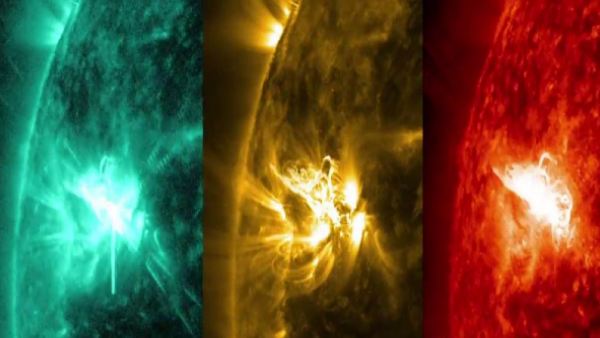 पृथ्वी की ओर बढ़ रही 'सौर ज्वाला'