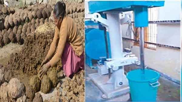 ऐसे तैयार होता है गोबर से प्राकृतिक पेंट