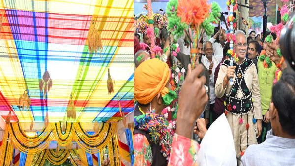 सुंदर लग रहा है सीएम हाउस 