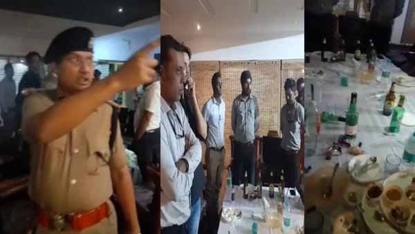 एसपी ने लगाई फटकार, आबकारी एक्ट के तहत हुई कार्रवाई