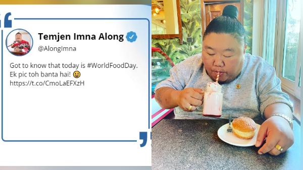 मिल्कशेक और केक खाते दिखे मंत्री