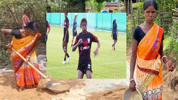 बेटी के नाम से बन रही सड़क पर मज़दूरी बेटी के नाम से बन रही सड़क पर मज़दूरी