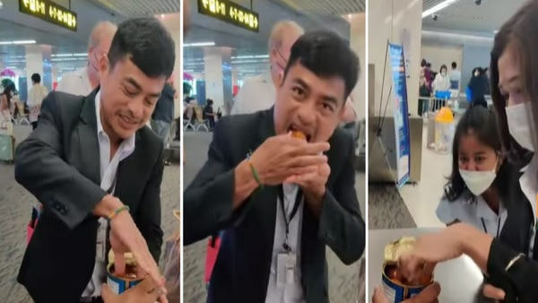 गुलाब जामुन ले जाने की नहीं मिली थी अनुमति