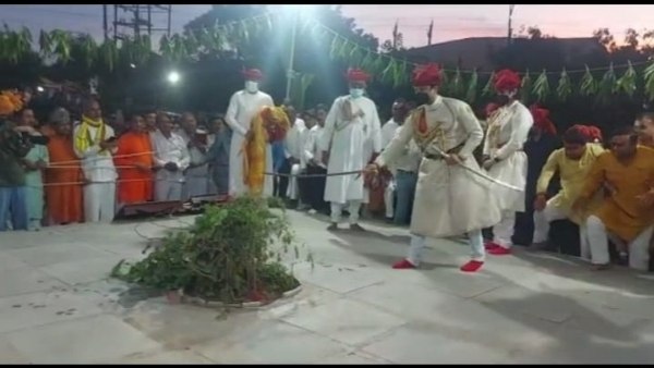 सिंधिया घराने द्वारा किया जाता है शमी पूजन