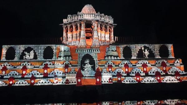 3-डी प्रोजेक्शन से मोढेरा का इतिहास