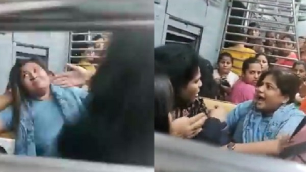 बाल खींच-खींच कर महिलाओं ने की एक-दूसरे की पिटाई बाल खींच-खींच कर महिलाओं ने की एक-दूसरे की पिटाई