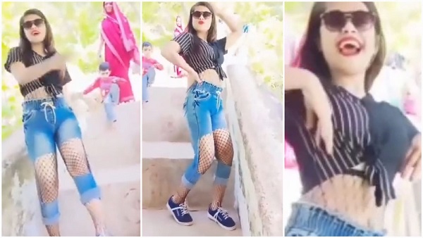 हिन्दू संगठनों ने मंदिर परिसर में अश्लीलता पर तीखा विरोध जताया