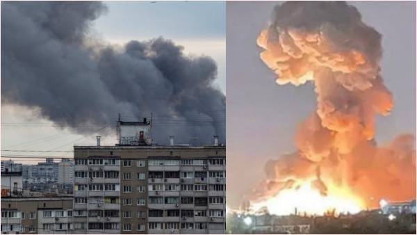 रूस का कीव पर ड्रोन हमला