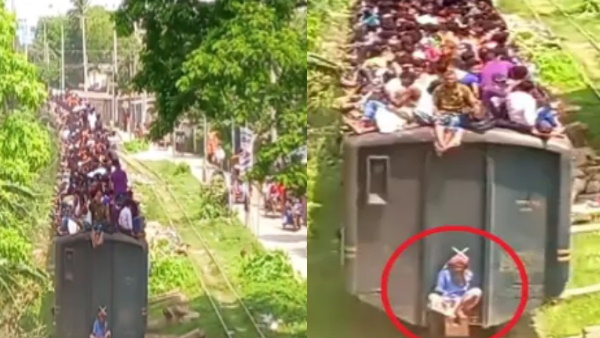 शेयर करने वाले ने लिखा- यह सिर्फ पागलपन है