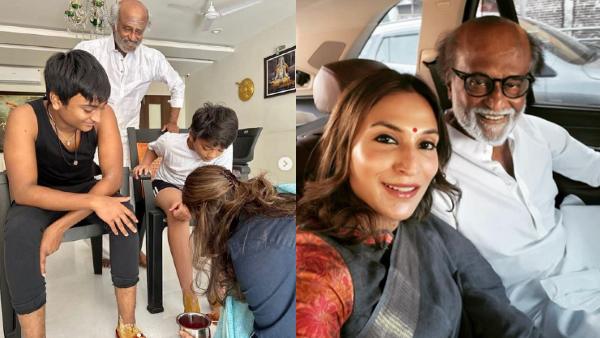 Rajinikanths Diwali 2022 Celebration Rajinikanths Diwali 2022 Celebration