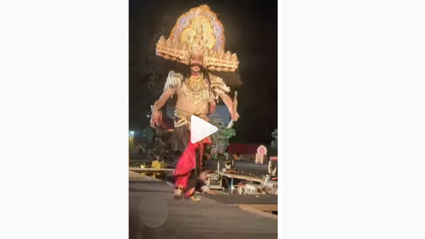 वायरल हो गया रावण का वीडियो